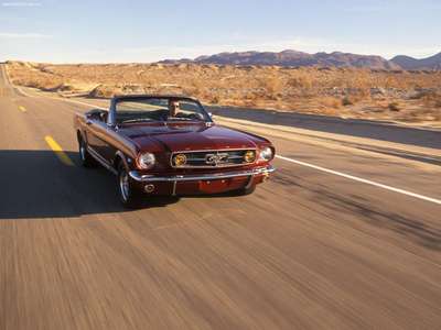 Ford Mustang K Code 1965 canvas poster