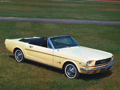 Ford Mustang 1965 canvas poster