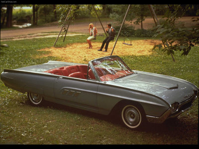 Ford Thunderbird 1963 Poster with Hanger