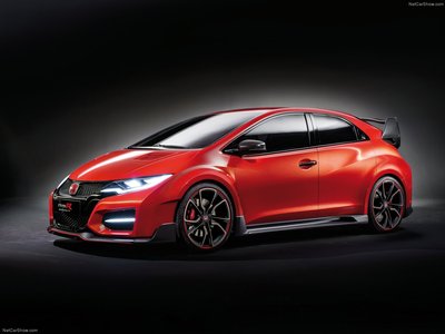 Honda Civic Type R Concept 2014 Poster with Hanger
