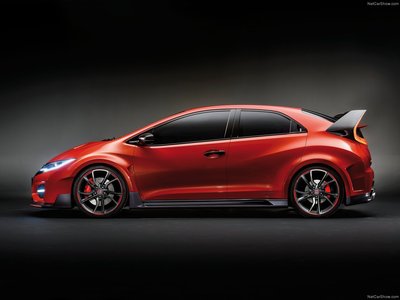 Honda Civic Type R Concept 2014 Poster with Hanger