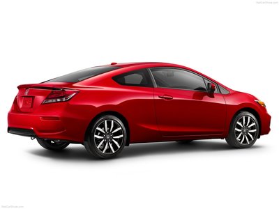 Honda Civic Coupe 2014 Poster with Hanger