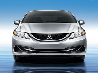 Honda Civic Natural Gas 2013 Poster with Hanger