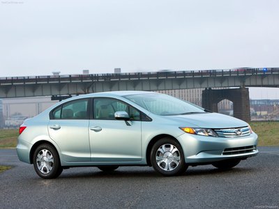 Honda Civic Hybrid 2012 Poster with Hanger