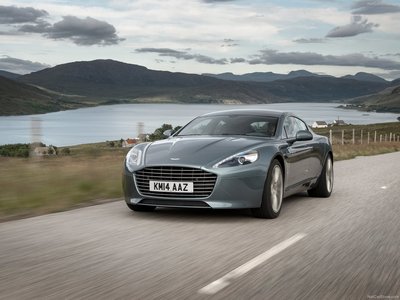 Aston Martin Rapide S 2015 Poster with Hanger