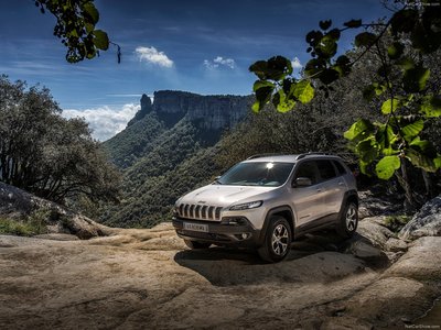 Jeep Cherokee EU Version 2014 Poster with Hanger