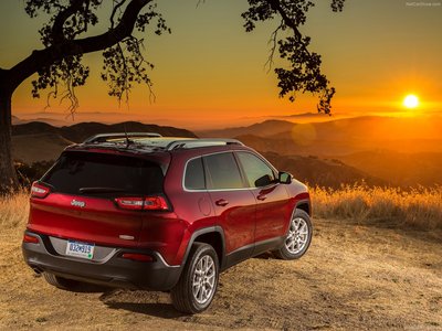 Jeep Cherokee 2014 Poster with Hanger