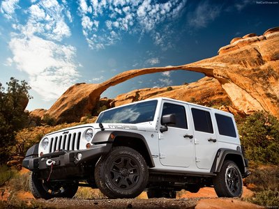 Jeep Wrangler Unlimited Moab 2013 Poster with Hanger