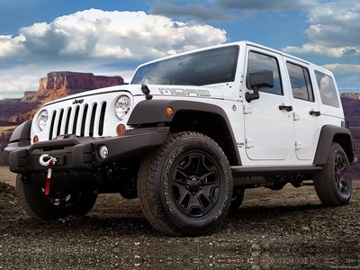 Jeep Wrangler Unlimited Moab 2013 Poster with Hanger