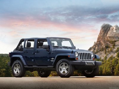 Jeep Wrangler Freedom Edition 2012 Poster with Hanger