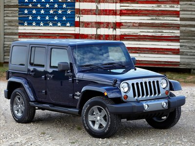 Jeep Wrangler Freedom Edition 2012 wooden framed poster