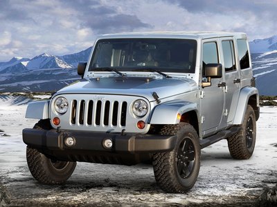 Jeep Wrangler Arctic 2012 Poster with Hanger