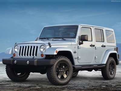 Jeep Wrangler Arctic 2012 Poster with Hanger