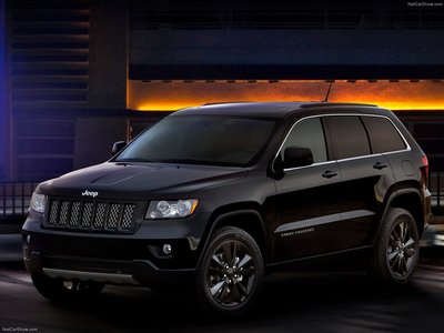 Jeep Grand Cherokee Concept 2012 wooden framed poster