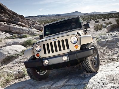 Jeep Wrangler Mojave 2011 Poster with Hanger