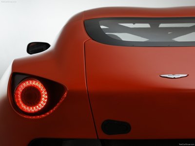 Aston Martin V12 Zagato Concept 2011 wooden framed poster
