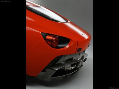 Aston Martin V12 Zagato Concept 2011 Poster with Hanger