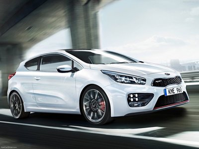 Kia Pro Ceed GT 2014 Poster with Hanger