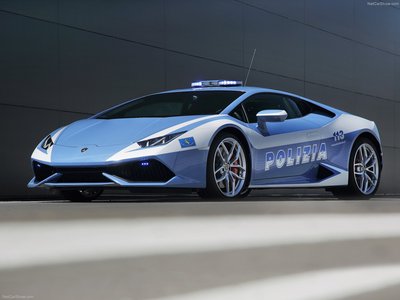 Lamborghini Huracan LP610 4 Polizia 2015 tote bag