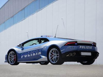 Lamborghini Huracan LP610 4 Polizia 2015 Mouse Pad 33582