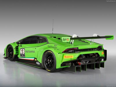 Lamborghini Huracan GT3 Racecar 2015 canvas poster
