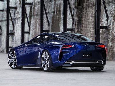 Lexus LF LC Blue Concept 2012 poster