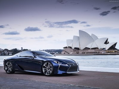 Lexus LF LC Blue Concept 2012 poster