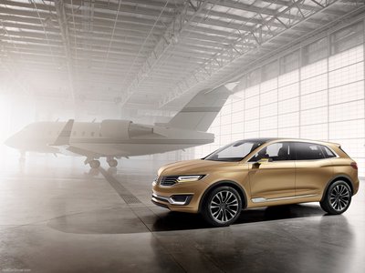 Lincoln MKX Concept 2014 wooden framed poster