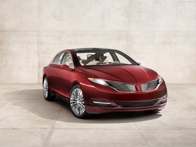 Lincoln MKZ Concept 2012 metal framed poster