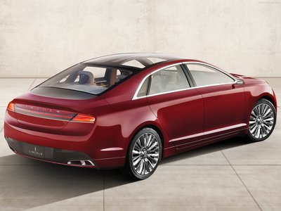 Lincoln MKZ Concept 2012 wooden framed poster