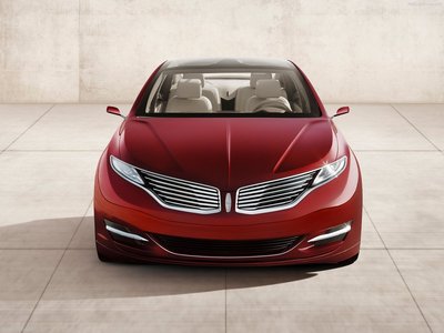 Lincoln MKZ Concept 2012 wooden framed poster
