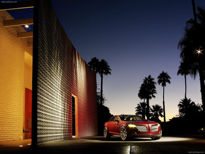 Lincoln MKR Concept 2007 metal framed poster