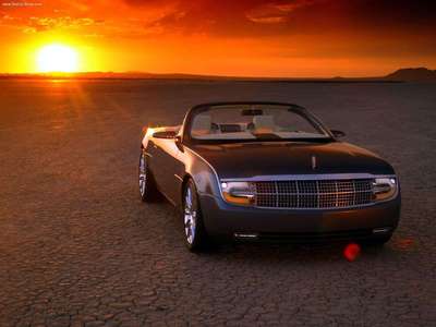 Lincoln Mark X Concept 2004 metal framed poster