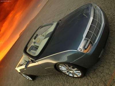 Lincoln Mark X Concept 2004 metal framed poster