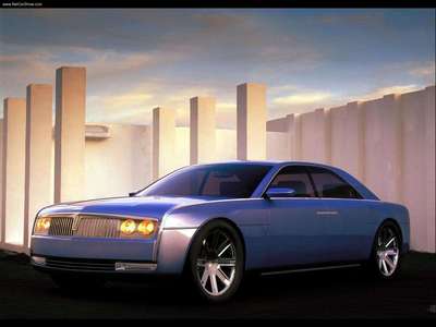 Lincoln Continental Concept 2002 Poster with Hanger