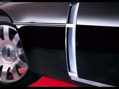 Lincoln MK9 Concept 2001 metal framed poster