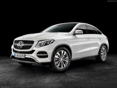 Mercedes Benz GLE Coupe 2016 Poster with Hanger