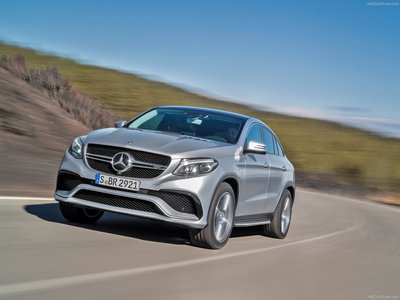 Mercedes Benz GLE63 AMG Coupe 2016 poster