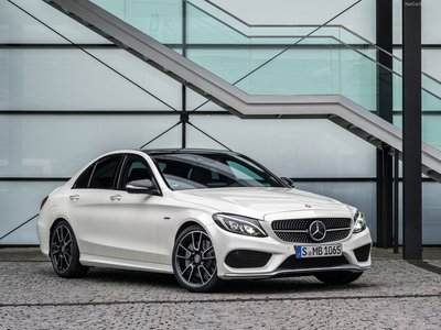 Mercedes Benz C450 AMG 4Matic 2016 Poster with Hanger