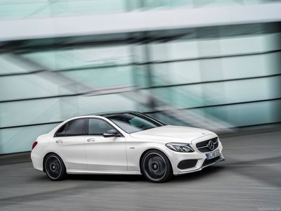 Mercedes Benz C450 AMG 4Matic 2016 Poster with Hanger