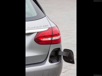 Mercedes Benz C350 Plug In Hybrid Estate 2016 Poster with Hanger