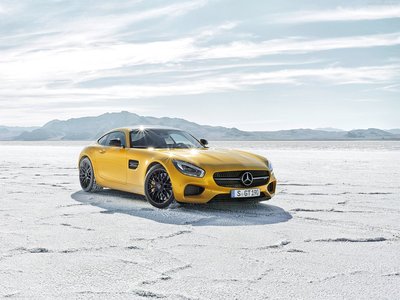 Mercedes Benz AMG GT 2016 Poster with Hanger
