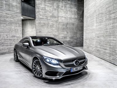 Mercedes Benz S Class Coupe 2015 Poster with Hanger