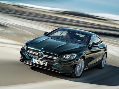 Mercedes Benz S Class Coupe 2015 Poster with Hanger