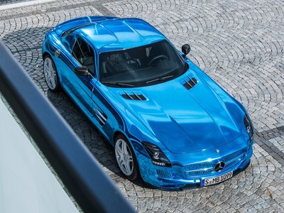 Mercedes Benz SLS AMG Coupe Electric Drive 2014 poster