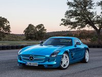 Mercedes Benz SLS AMG Coupe Electric Drive 2014 stickers 38707