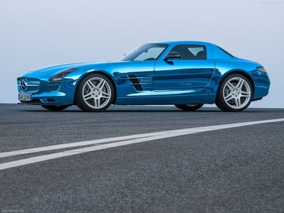 Mercedes Benz SLS AMG Coupe Electric Drive 2014 poster