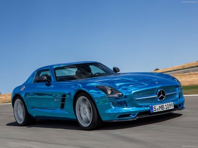 Mercedes Benz SLS AMG Coupe Electric Drive 2014 pillow