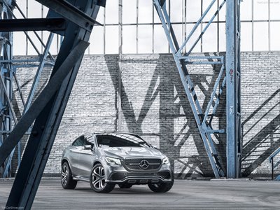 Mercedes Benz Coupe SUV Concept 2014 metal framed poster