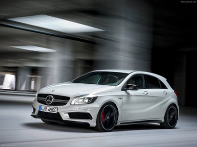 Mercedes Benz A45 AMG 2014 Poster with Hanger